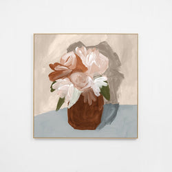 Petite Vase Blush Canvas