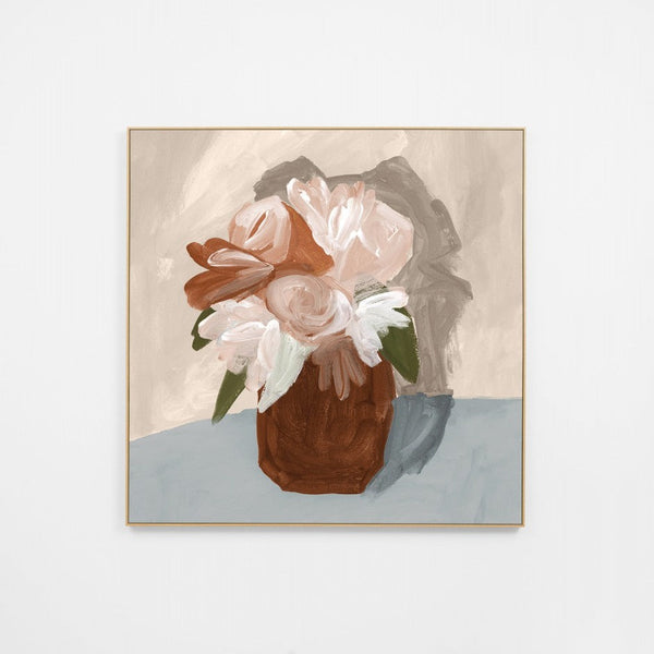 Petite Vase Blush Canvas