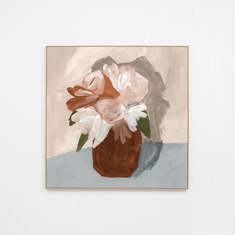 Petite Vase Blush Canvas