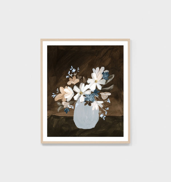 Posy Muse 2 Print / Blue