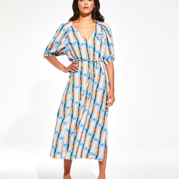 Alba Dress / Echo Blue