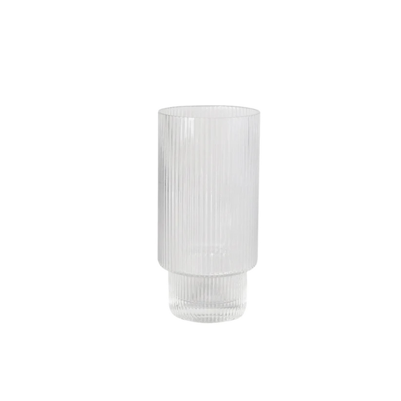 Oscar Ribbed Highball Glass / Set 4