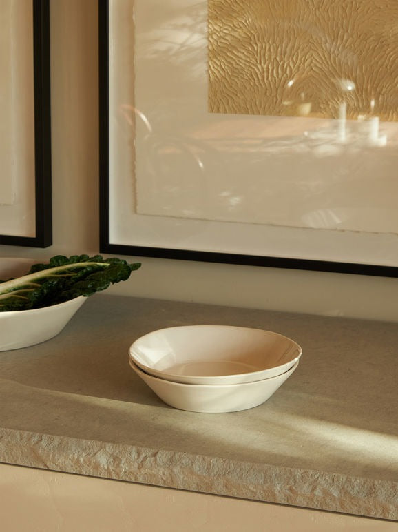 Finch Pasta Bowl / White Natural