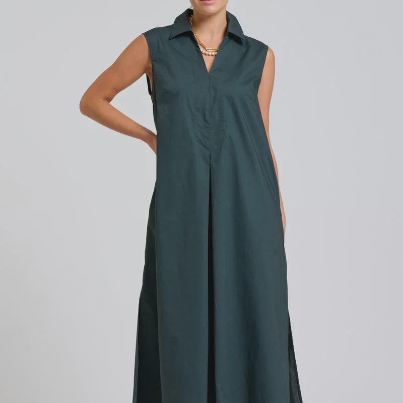 The Freya Shirt Dress / Slate