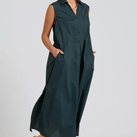 The Freya Shirt Dress / Slate