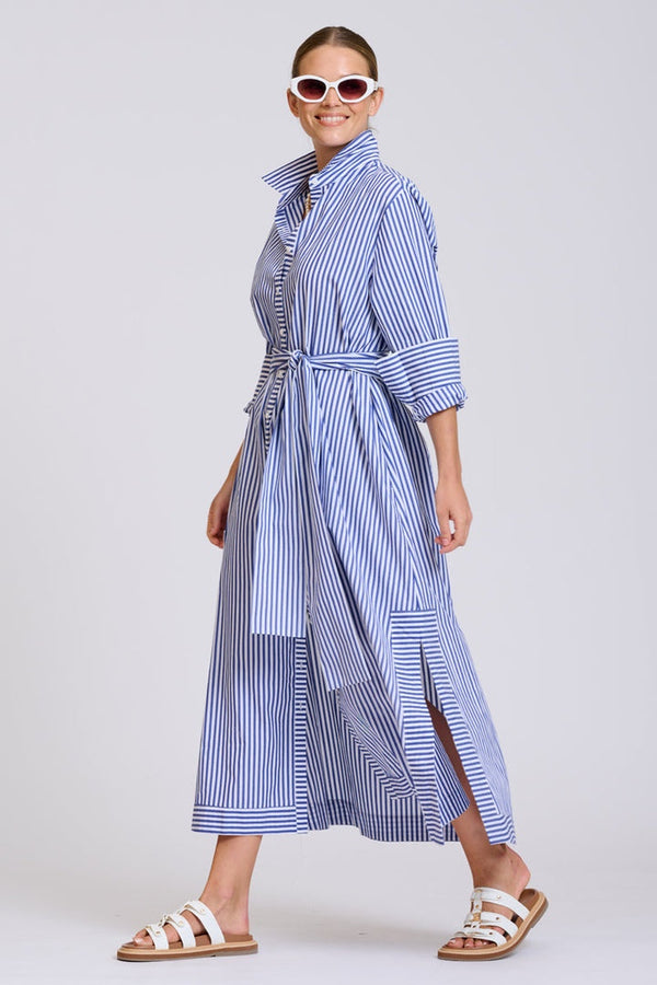 Sybil Oversized Dress / Navy Stripe