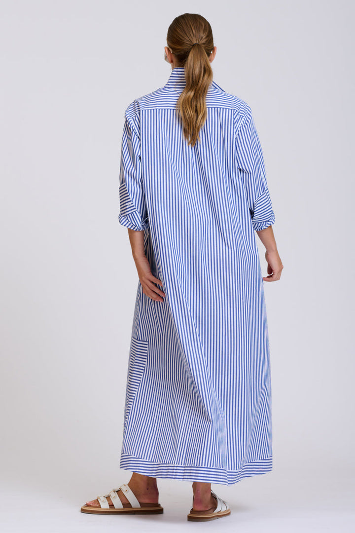 Sybil Oversized Dress / Navy Stripe