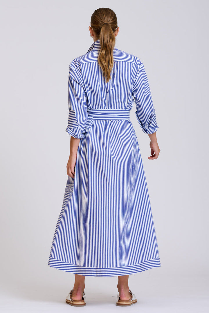 Sybil Oversized Dress / Navy Stripe