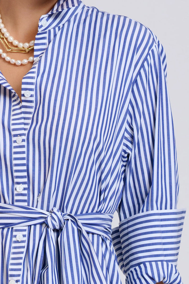 Sybil Oversized Dress / Navy Stripe