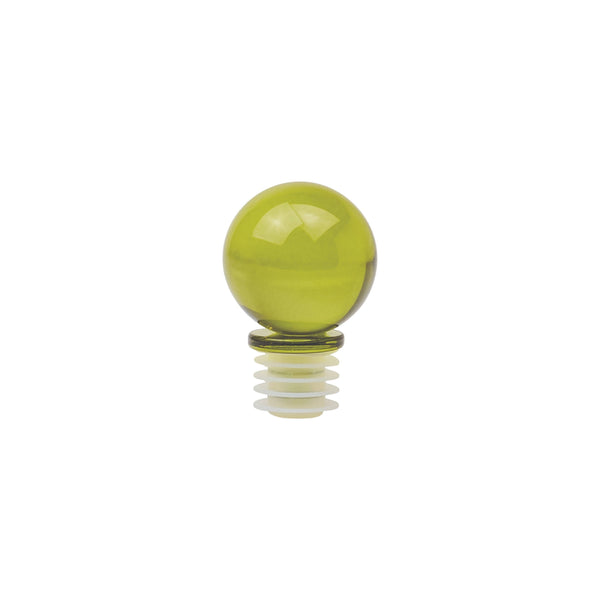 The Moony Glass Bottle Stopper / Olive