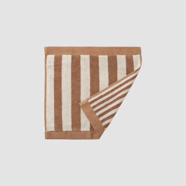 Raye Face Towel / Terracotta
