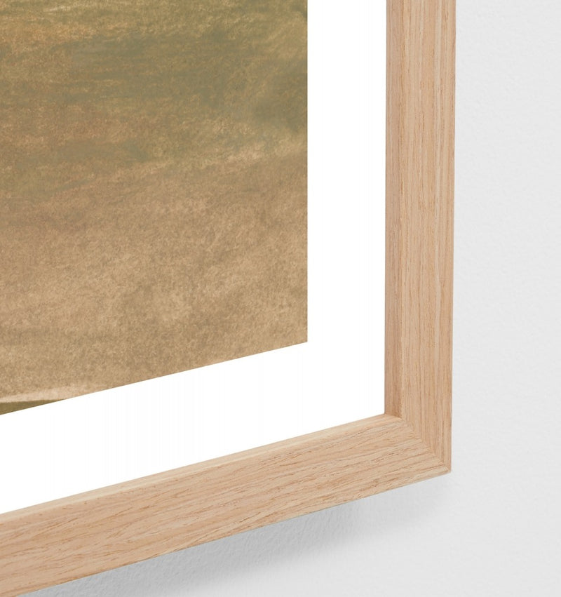 Tranquil Field Green / 88 x103cm