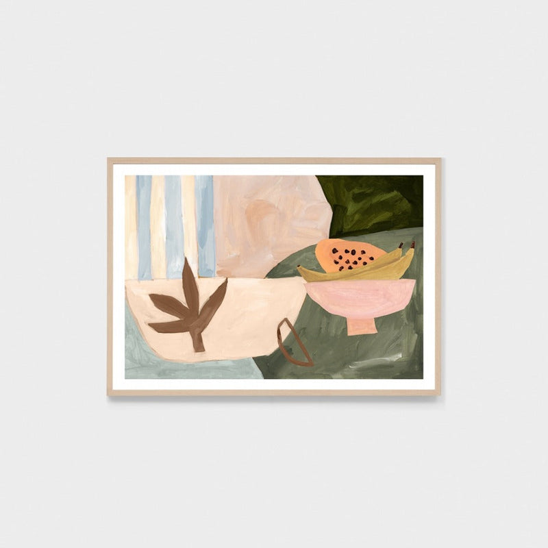 Tropical Geometry Pastel / 87 x 62cm