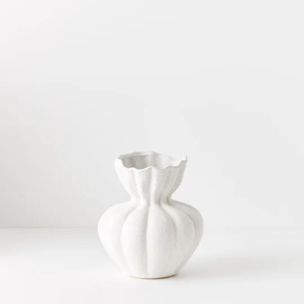 Vase Basma / White