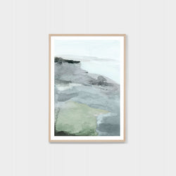 Watercolour Vista 1 Print / Blue