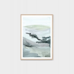 Watercolour Vista 2 Print / Blue