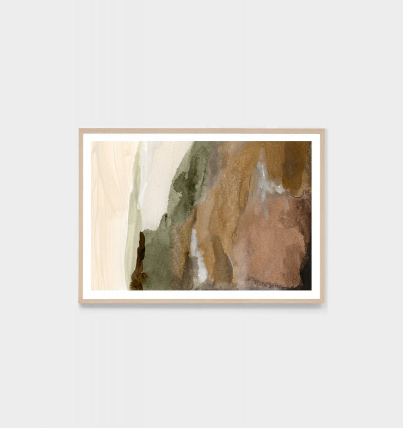 Watercolour Vista 1 Print / Earth RAW