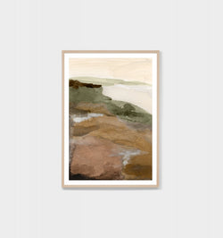 Watercolour Vista 1 Print / Earth RAW