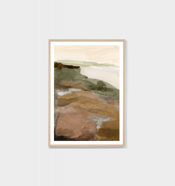 Watercolour Vista 1 Print / Earth RAW