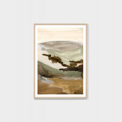Watercolour Vista 2 Print / Earth