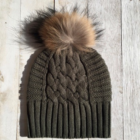 Up For Anything Beanie Martini Olive