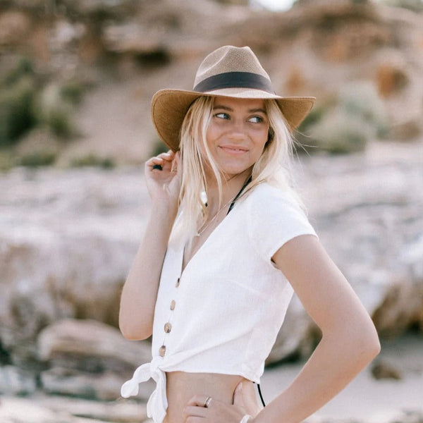 Panama Hat Borsalino / Tobacco