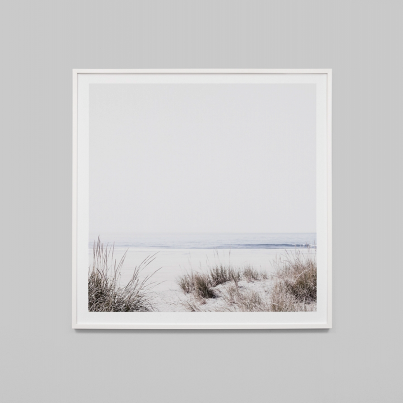 Beach Grass View Print / 113 x 113cm