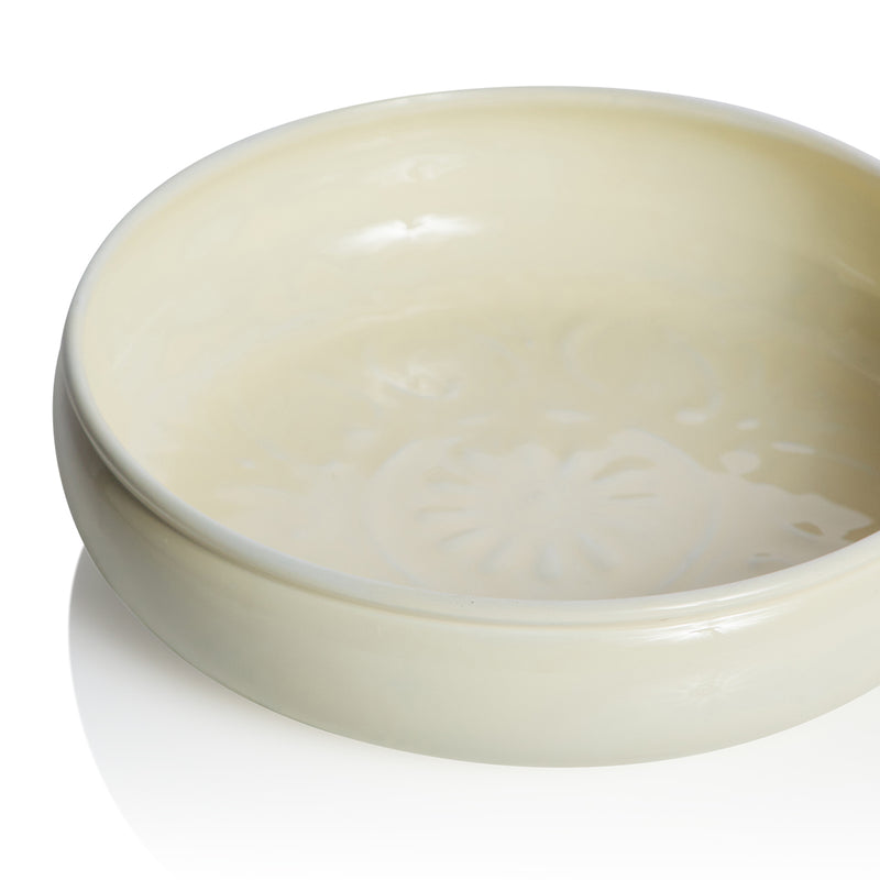 Bazaar Shallow Bowl Small / Milk