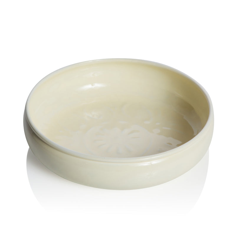 Bazaar Shallow Bowl Small / Milk