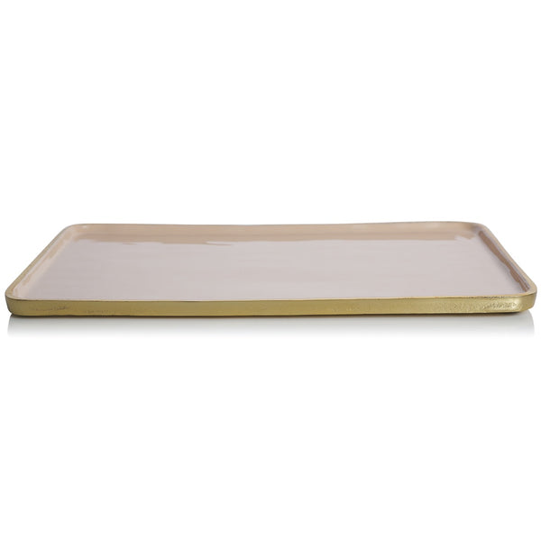 Bazaar Rectangle Platter Large / Mushroom