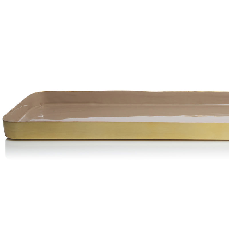 Bazaar Tray Large / Truffle