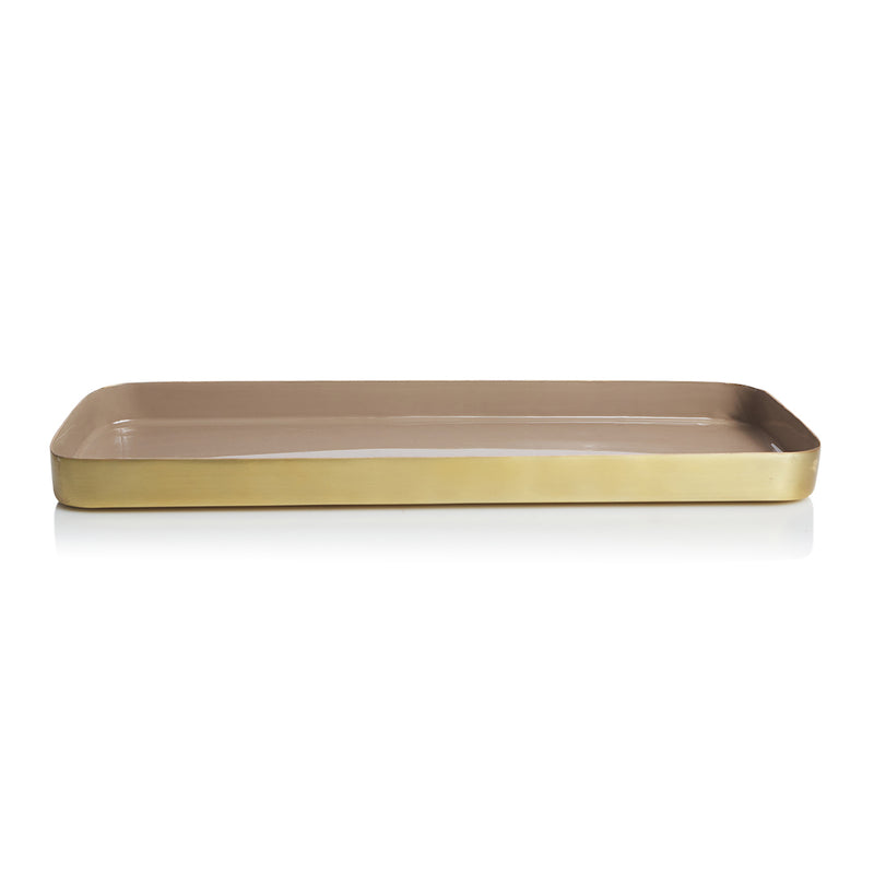 Bazaar Tray Small / Truffle