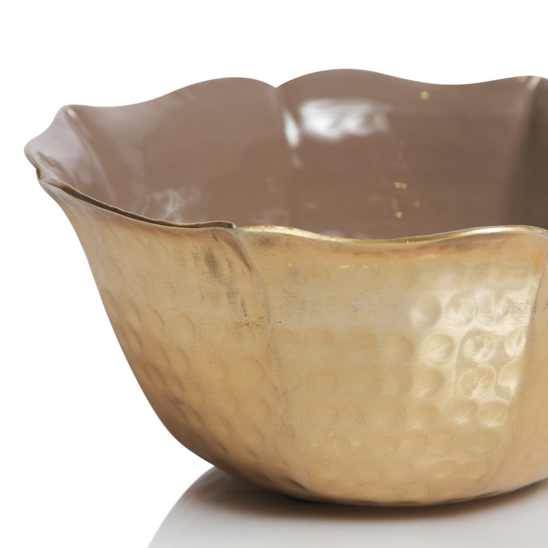 Bazaar Lotus Bowl Large / Truffle