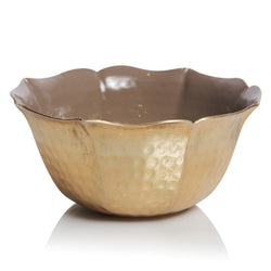 Bazaar Lotus Bowl Large / Truffle