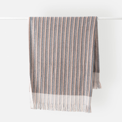 Alice Cotton Bath Towel Multi Stripe / Navy