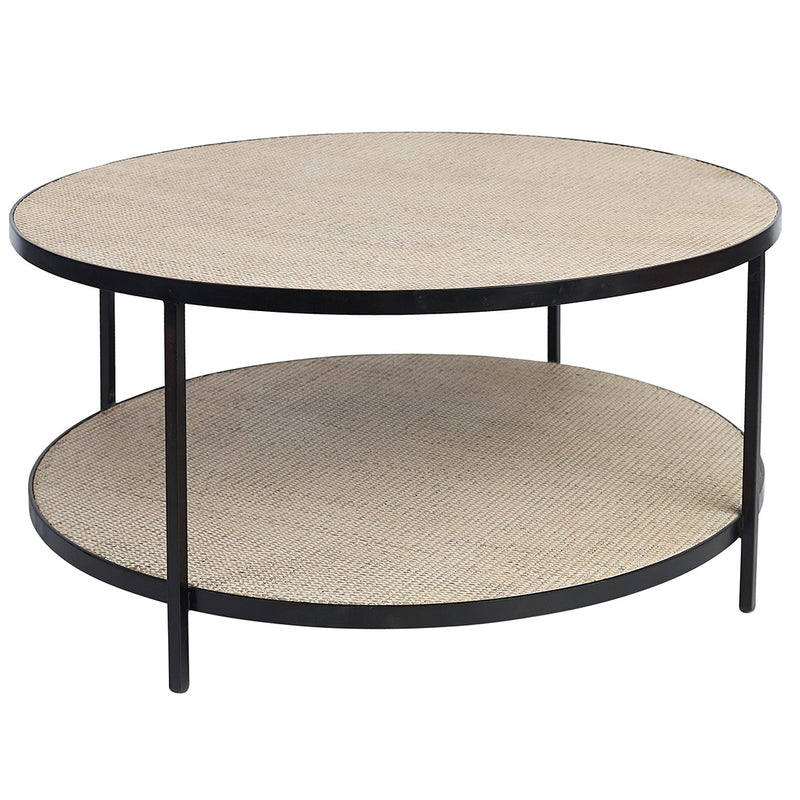 Manhattan Round Coffee Table / Black