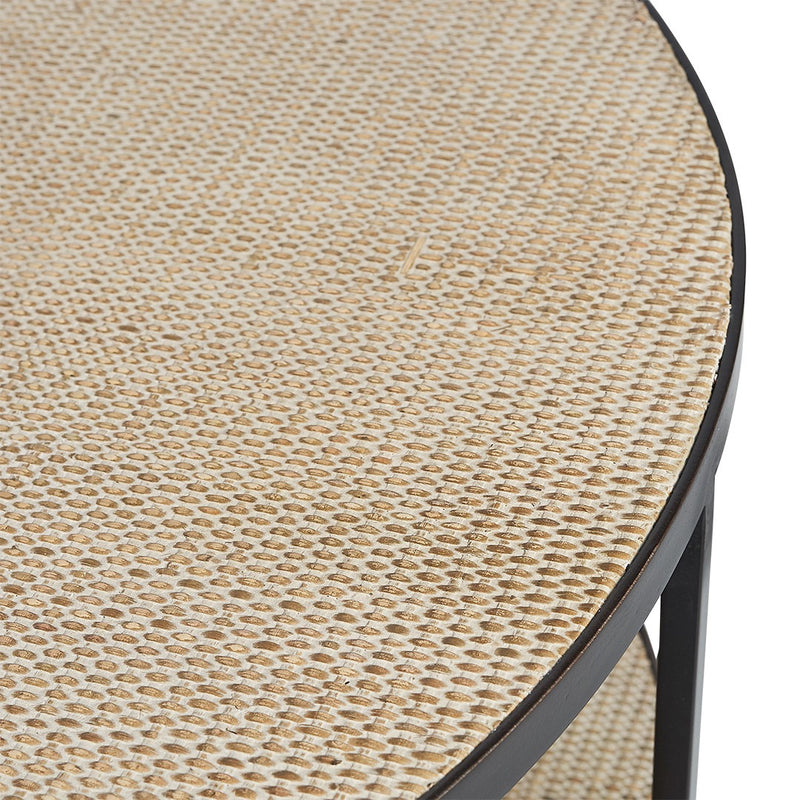 Manhattan Round Coffee Table / Black