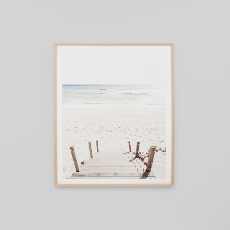 Beach Steps Print 87 x 122