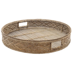 Pavillion Kos Round Tray Natural - Large