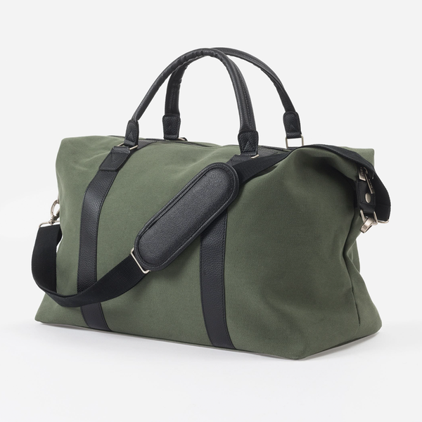 Canvas Weekender Bag Olive