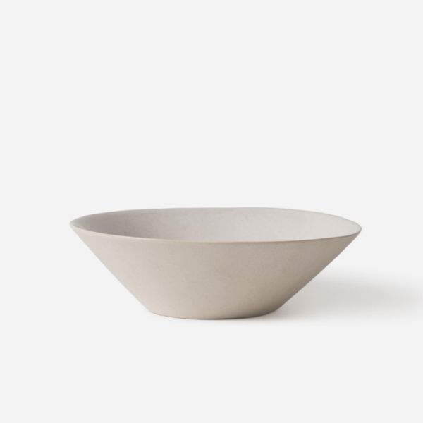 Finch Salad Bowl / White Natural