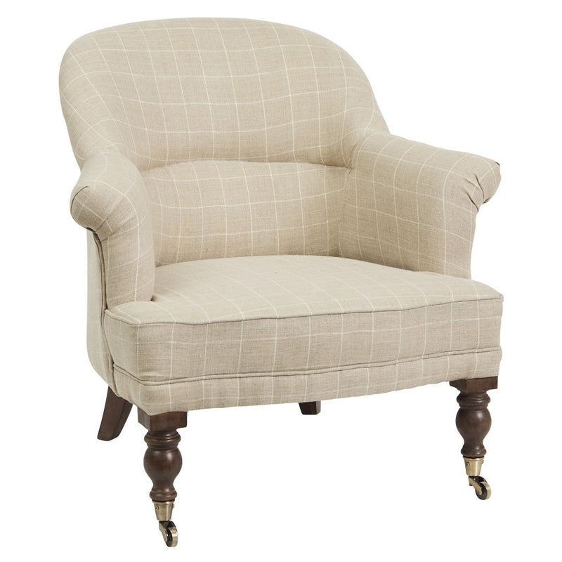 Halston Slipper Chair / Natural