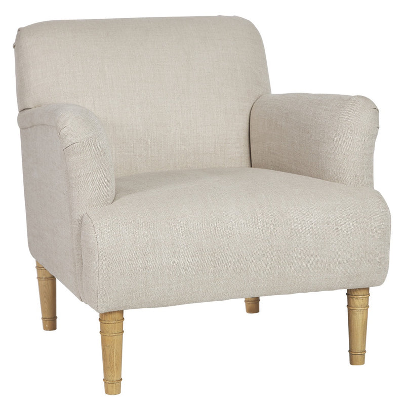 Regency Club Chair / Natural