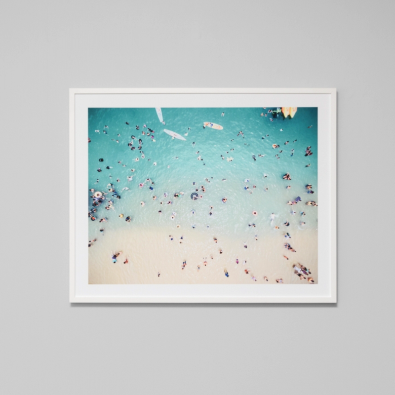 Blue Tide Print 2  / 101 x 81cm