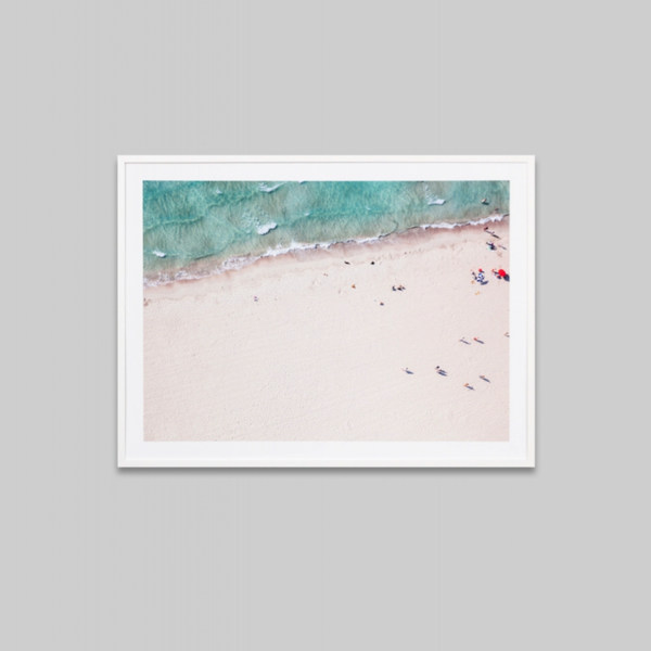Aerial Coastline Print