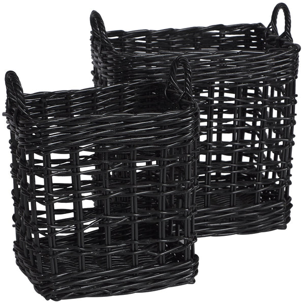 Corbeille Open Square Basket Large / Black