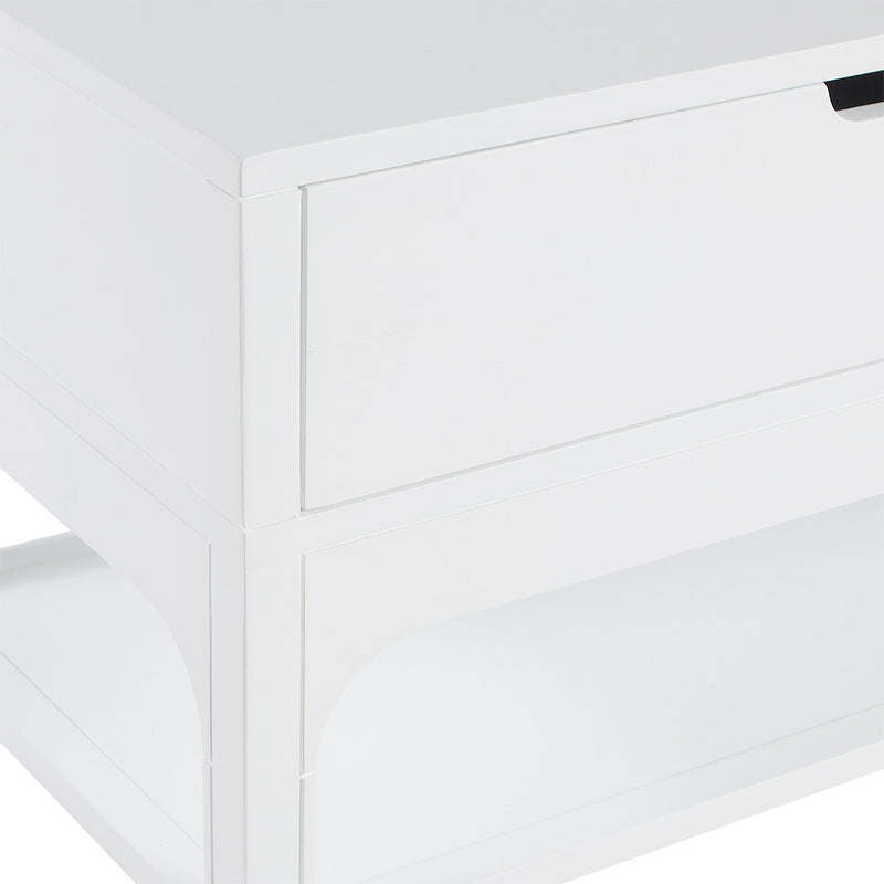 Arco Large Bedside / White