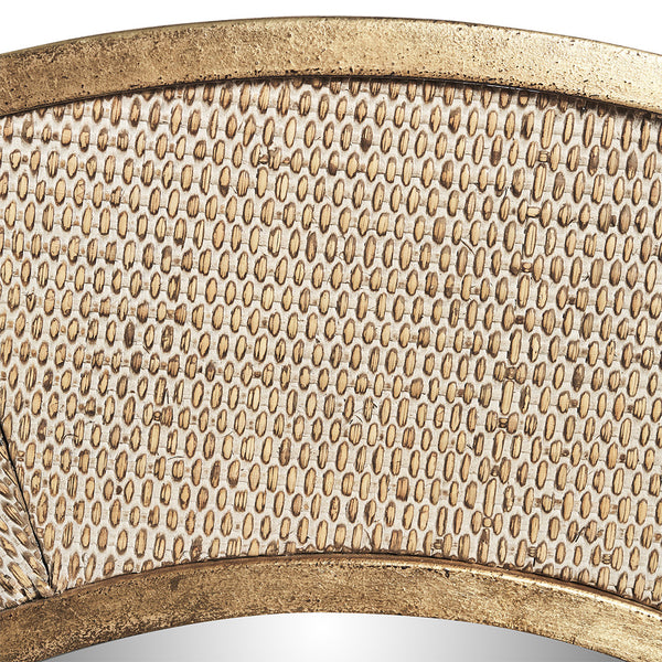 Raffles Rnd Mirror / Gold