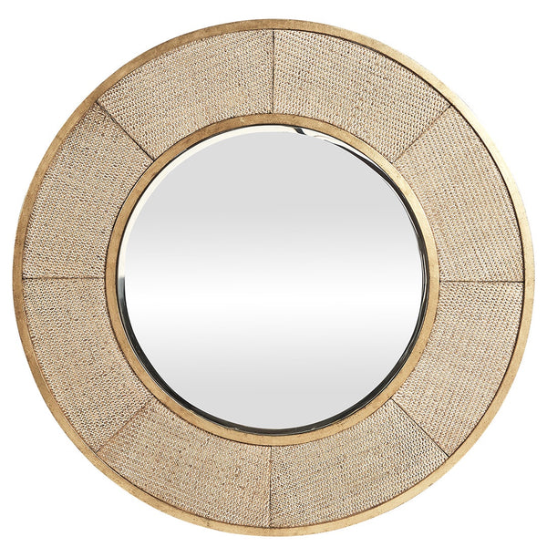 Raffles Rnd Mirror / Gold