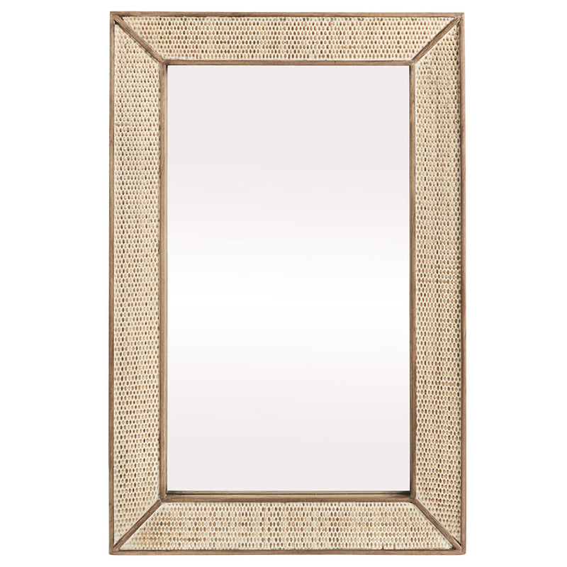 Raffles Rect Mirror / Natural